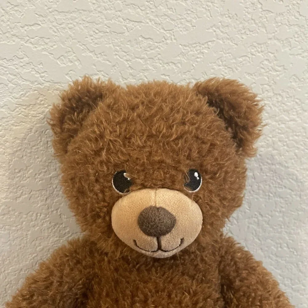 Build A Bear Happy Birthday Brown Bear Teddy Candles Feet Plush 15” Stuff Animal